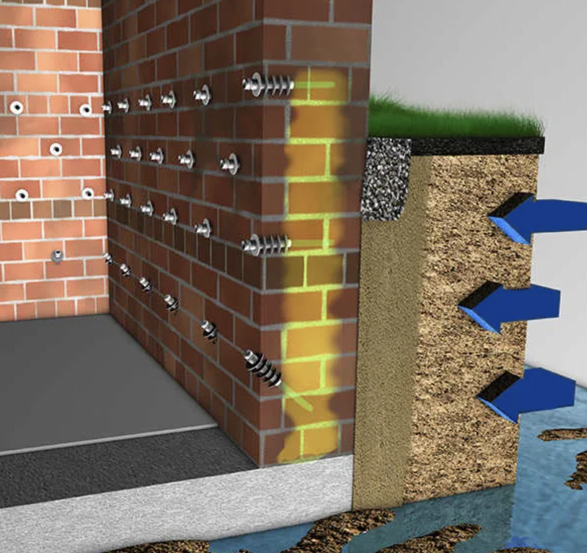 Цокольный гидроизоляция. Гидроизоляция стен подвала изнутри. Гидроизоляция инъектирование стен подвала. Технология гидроизоляции подвала изнутри от грунтовых вод. Гидроизоляция инъектирование пола подвала.